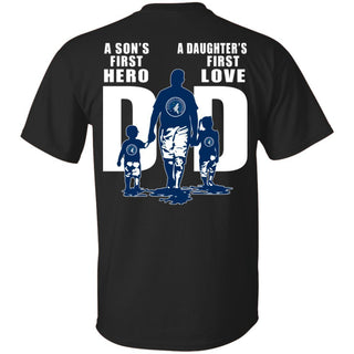 A Son's First Hero Daughter's First Love Dad Minnesota Timberwolves Fan T-Shirt VA06