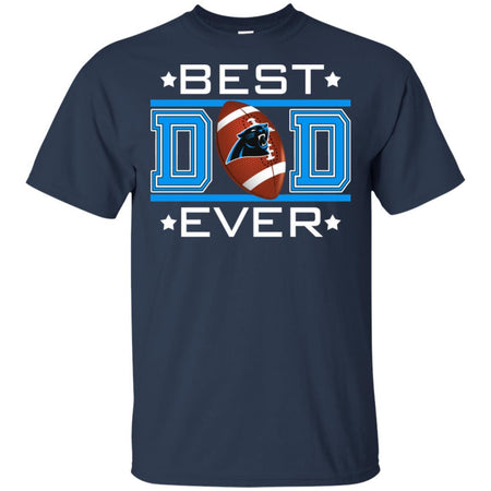 Best Dad Ever Carolina Panthers Football T-Shirt Gift For Dad HA06