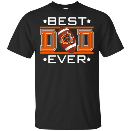 Best Dad Ever Chicago Bears Football T-Shirt Gift For Dad HA06