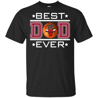 Best Dad Ever Chicago Bulls Basketball T-Shirt Gift For Dad HA06