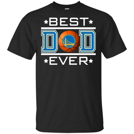 Best Dad Ever Golden State Warriors Basketball T-Shirt Gift For Dad HA06