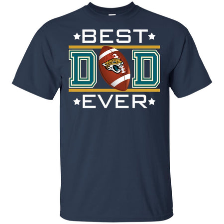 Best Dad Ever Jacksonville Jaguars Football T-Shirt Gift For Dad HA06