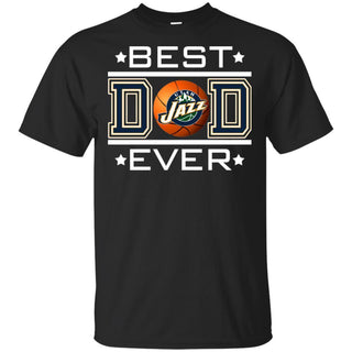 Best Dad Ever Utah Jazz Basketball T-Shirt Gift For Dad HA06