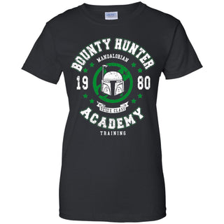 Bounty Hunter Mandalorian 1980 Academy Training Ladies T-Shirt MN06