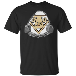 Dad Super Fan Anaheim Ducks Ever Hockey T-Shirt Gift VA06