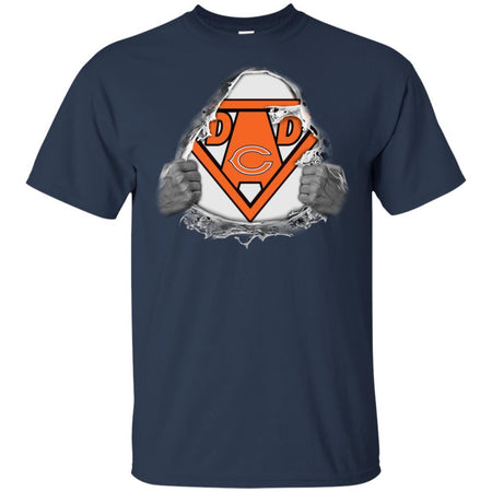 Dad Super Fan Of Bears Football T-Shirt Amazing Gift For Dad VA06