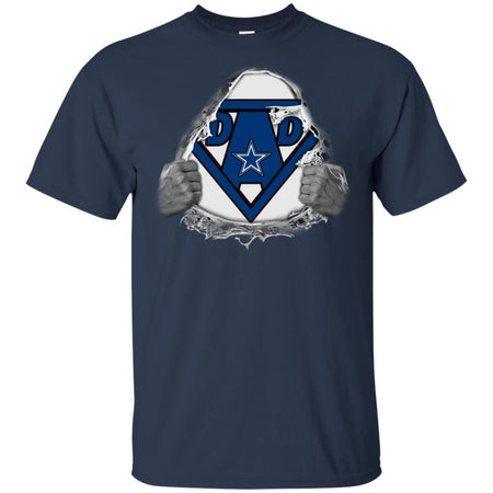 Dad Super Fan Of Cowboys Football T-Shirt Amazing Gift For Dad VA06