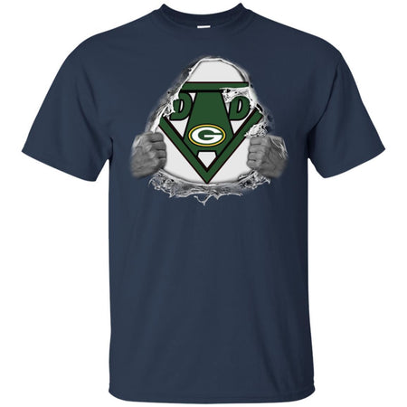 Dad Super Fan Of Packers Football T-Shirt Amazing Gift For Dad VA06