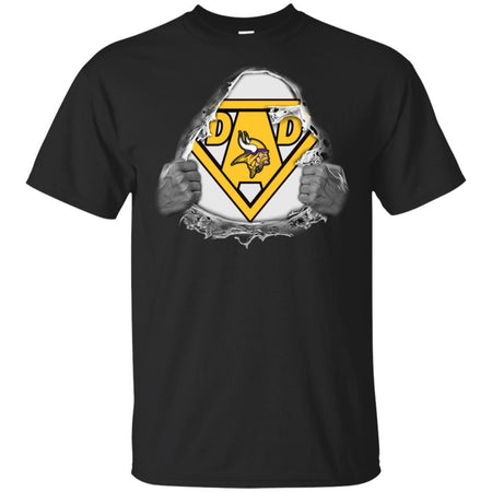 Dad Super Fan Of Vikings Football T-Shirt Amazing Gift For Dad VA06