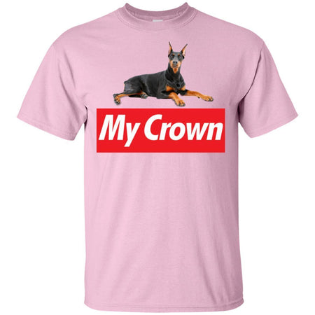 Doberman Is My Crown Funny Doberman T-Shirt Men Women Style HA06