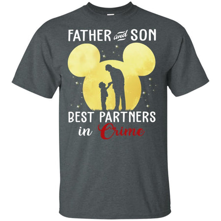 Father & Son Best Disney Partners In Crime T-Shirt VA06