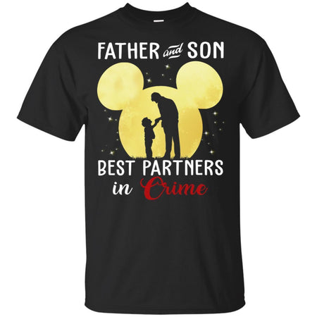 Father & Son Best Disney Partners In Crime T-Shirt VA06