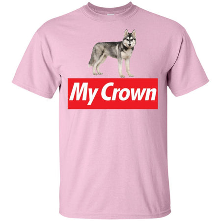 Husky Is My Crown Funny Husky T-Shirt Men Women Style HA06