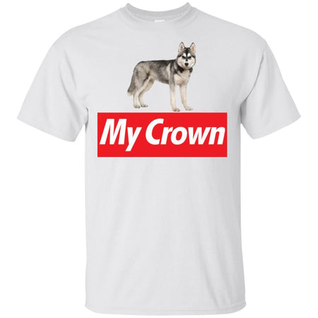 Husky Is My Crown Funny Husky T-Shirt Men Women Style HA06