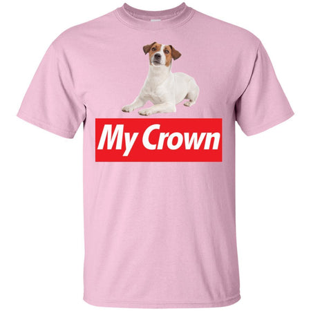 Parson Russell Terrier Is My Crown Funny Dog T-Shirt Men Women Style HA06