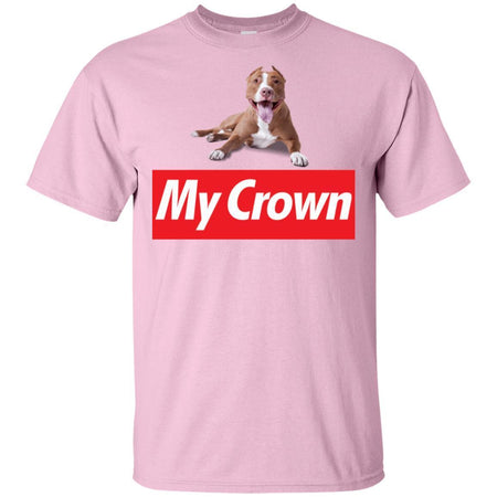 Pit Bull Is My Crown Funny Pitbull T-Shirt Men Women Style HA06