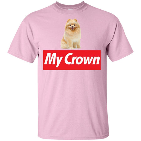 Pomeranian Is My Crown Funny Dog T-Shirt Men Women Style HA06