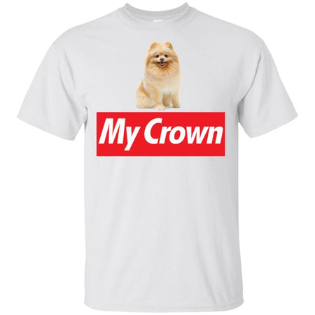 Pomeranian Is My Crown Funny Dog T-Shirt Men Women Style HA06