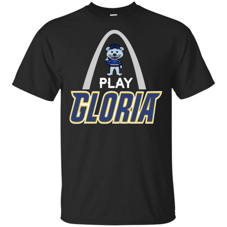 St Louis Blues Play Gloria Mascot Louie Stanley Cup Champions T-Shirt HA06