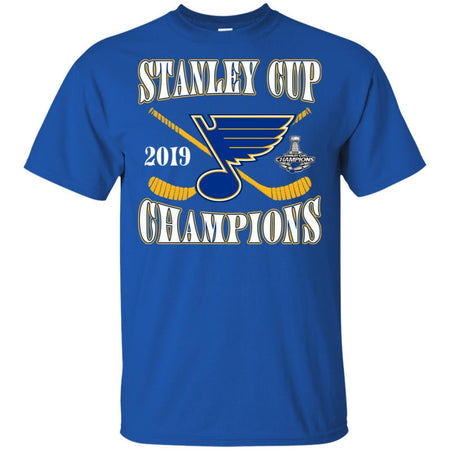 Stanley Cup Champions 2019 St. Louis Blues Fan Hockey T-Shirt VA06