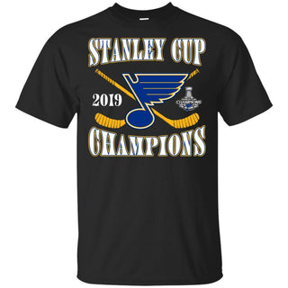 Stanley Cup Champions 2019 St. Louis Blues Fan Hockey T-Shirt VA06