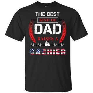 The Best Kind Of Dad Raises A Cashier T-Shirt Gift For Dad 4th July HT206