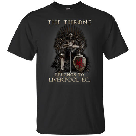 The Throne Belongs To Liverpool T-Shirt Of Champion VA06